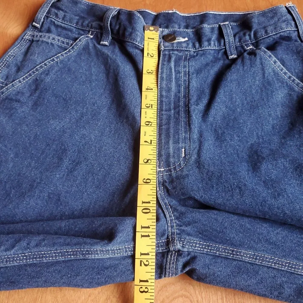 Carhartt B13 Painter Pants Fit 30 x 29 Blue Loose Fit Denim Carpenter Work Jeans - Picture 11 of 12